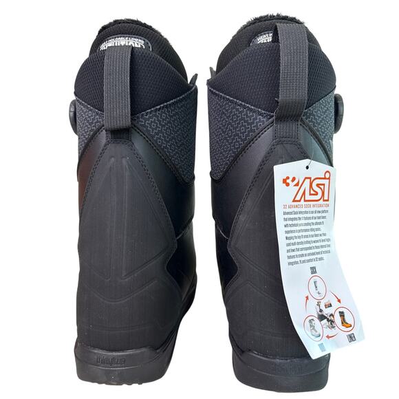 Thirtytwo Snowboard Boots W's Lashed Women's 8 Double BOA Black Moldable - Picture 5 of 13